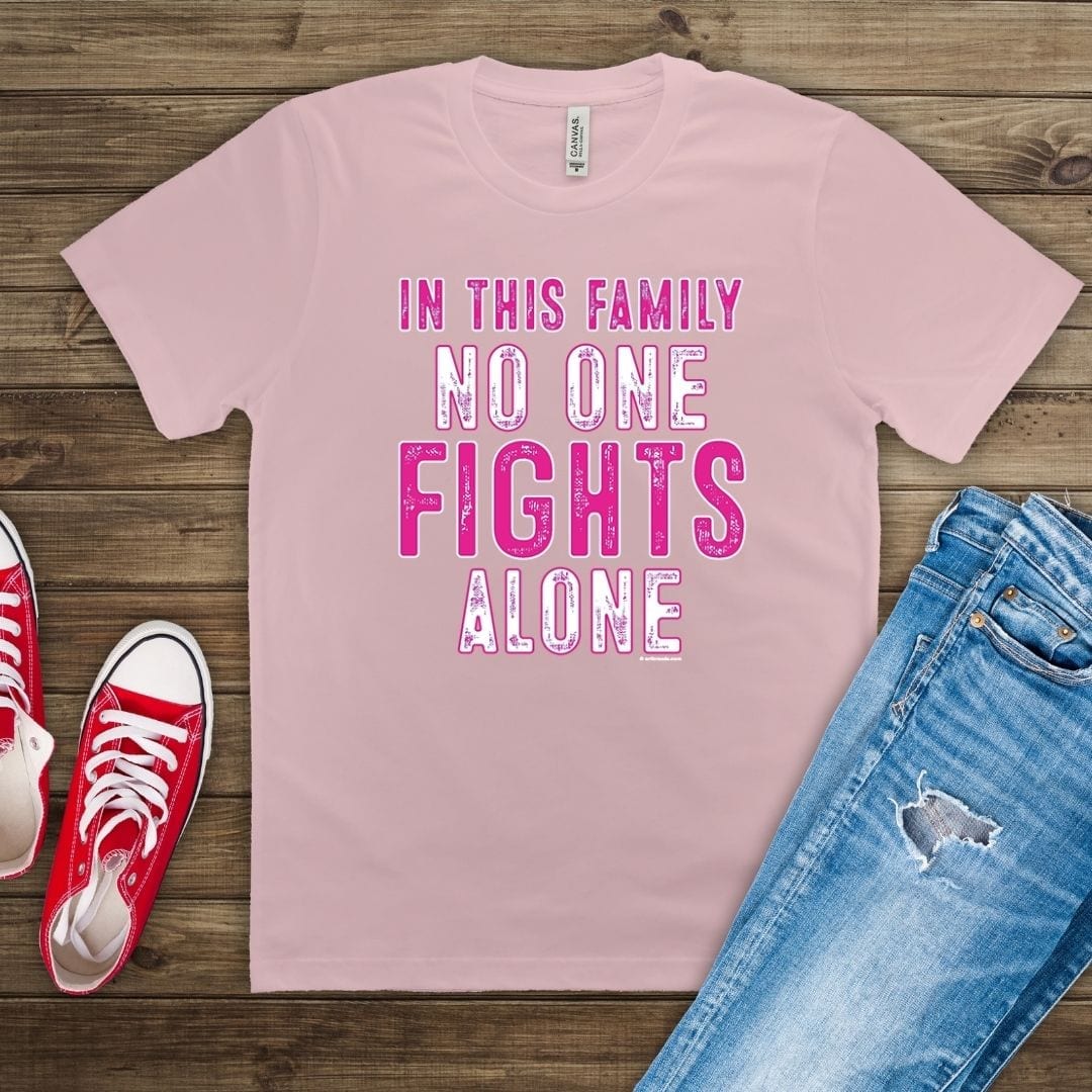 No One Fights Alone – The T-Shirt Lady